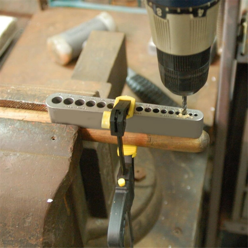 STD1000DGNP Drill Guide for Straight Holes,17 Drill Sizes 1