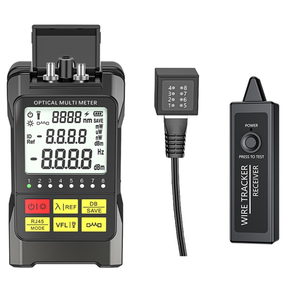 Fiber Optical Power Meter -70-+10Dbm 100Mw Rj45 Tester Multimeter 4853286960720