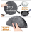 Plate Separators Storage,60pcs Thick Soft Felt Plate Dividers B 4