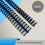 20pcs Plastic 30-Hole Loose Leaf Binders Ring Combs 85 Sheets White 4