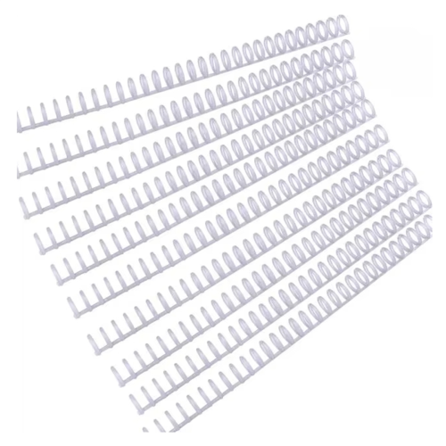 20pcs Plastic 30-Hole Loose Leaf Binders Ring Combs 85 Sheets White