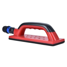 Staubfreier Schleifklotz, Handschleifklotz, quadratisch, Klettverschluss