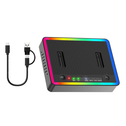 M.2 Duplicator Dual-Bay USB C Dock for NVMe PCIE NGFF SSD 2
