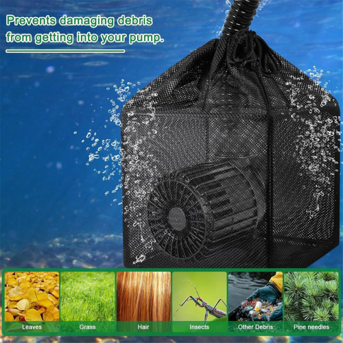Pond Filter Bag, Pump Barrier Bag, Anti-Clogging Cube Filter Box 2