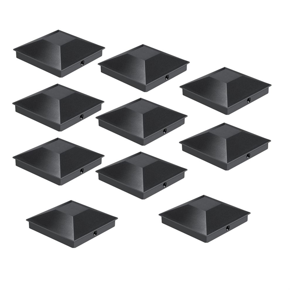12 Pack 4X4inch Post Caps For Wood Vinyl Posts Deck Fence Mailbox 4853286964513