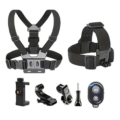 360 Rotatable Smartphone Chest Strap Mount for