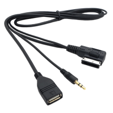 Cavo audio AUX da 3,5 mm Interfaccia musicale Caricabatterie USB per