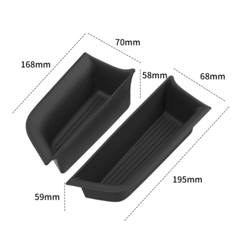 Door Armrest Handle Storage Box Silicone Box for Freed 2024 RHD 1