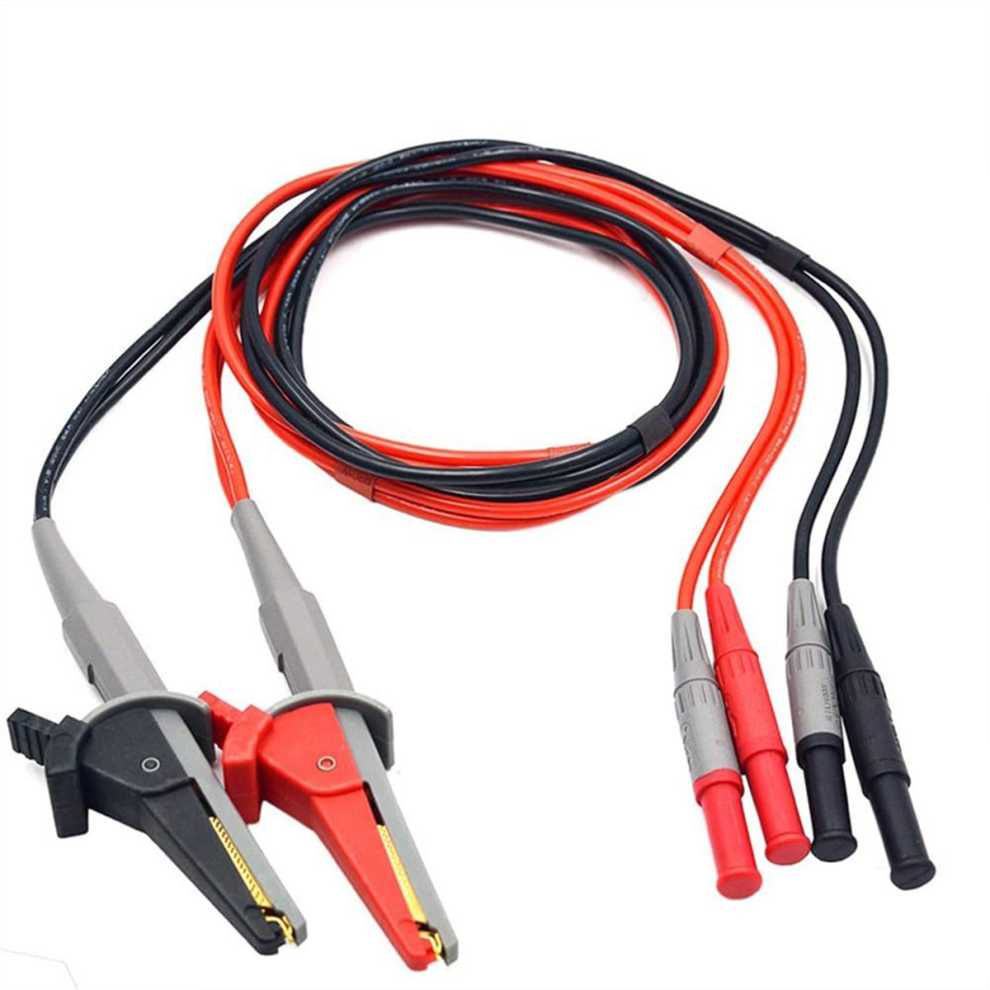 Test Lead Silicone Test Cable with Crocodile Clips 4mm Banana Plug-image-OPC-PJZ852N-NEW