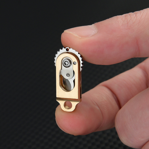 Brass Mini Claw Knife Keychain Pendant Portable Disassembly Express 2