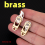 Brass Mini Claw Knife Keychain Pendant Portable Disassembly Express 2