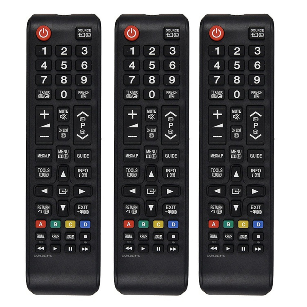 3Pcs Tv Remote Control Le32c457c6h Aa59-00741A 4853286968771