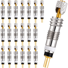 20 Stück professionelle Presta-Ventileinsätze und -spindeln aus Messing – auslaufsicheres Ventil