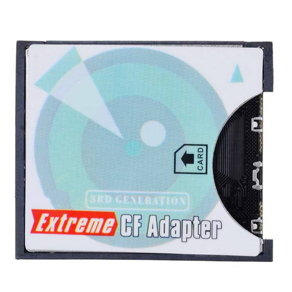 Sd Sdhc Sdxc To High-Speed Extreme Compact Flash Type Ii Adapter 4853286976110