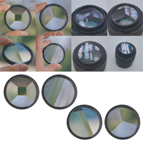 49mm Kaleidoscopes Glass Prismatical Camera Lens Filter D 1
