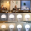 LED Rechargeable Light Bulbs Smart RGB Changing Bulb with Hook 6