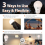 LED Rechargeable Light Bulbs Smart RGB Changing Bulb with Hook 7