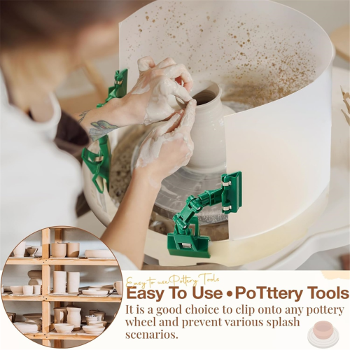 Clay Screen for Pottery Tool 34x9 Inch Ceramic Splash Protection Shield 1