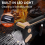 Electric Grill Cleaner Brush Rechargeable Black Silver 6