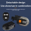 Fahrrad-USB-Blinker, wiederaufladbare Blinker, abnehmbar 4