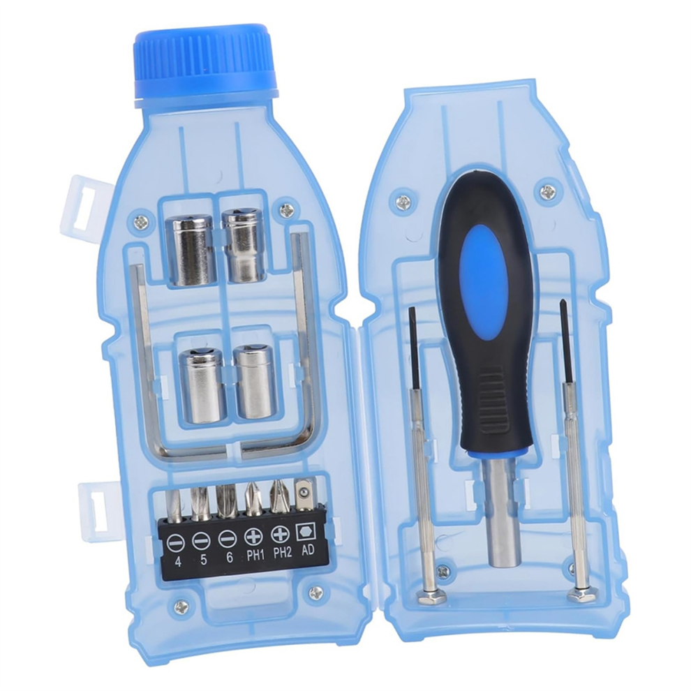 1Set Bottle-Design Screwdriver Tool Set Hand Tool Kit 4853286985266
