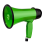 Portable 25W Speaker Small Bullhorn Green 1