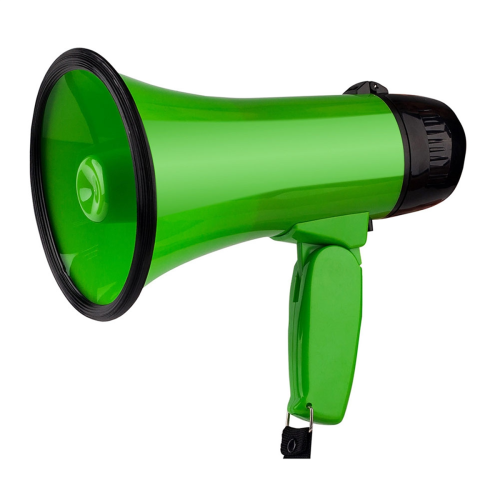 Portable 25W Speaker Small Bullhorn Green