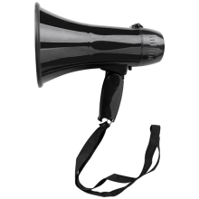 Portable 25W Speaker Small Bullhorn Black