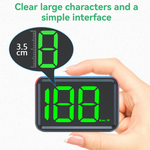 Display HUD Head Up GPS per auto, tachimetro digitale universale 2
