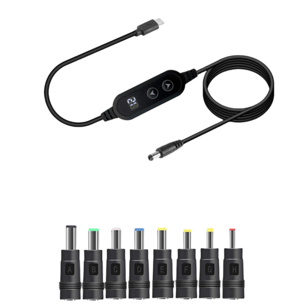 Usb C To Dc Power Boost Cable Pd 65W 5V/9V/12V/15V/20V 4853286990956