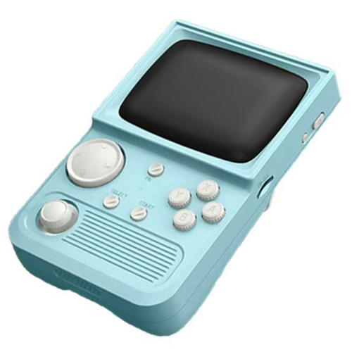 R36T Retro Handheld Game Console 18000+ Games Blue 1