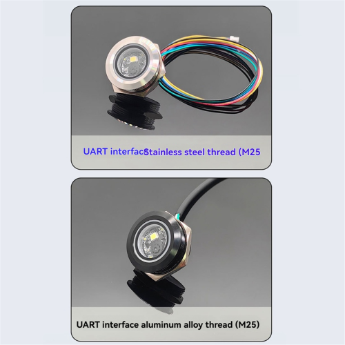 GM861-LED 2D/1D USB/UART DC3.3V QR Code Round Barcode Module Black 2