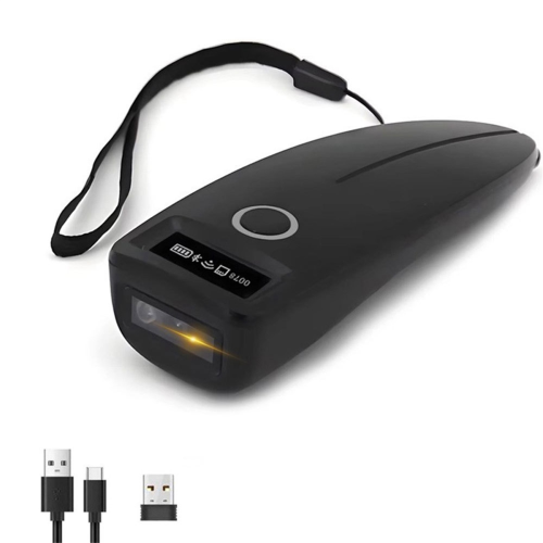 Mini Barcode Scanners USB Wired/Bluetooth/ 2.4G Wireless 1D Scanner