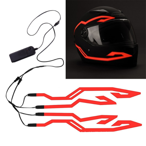 Motorcycle Bike Helmet LED Cold Light Strip 2