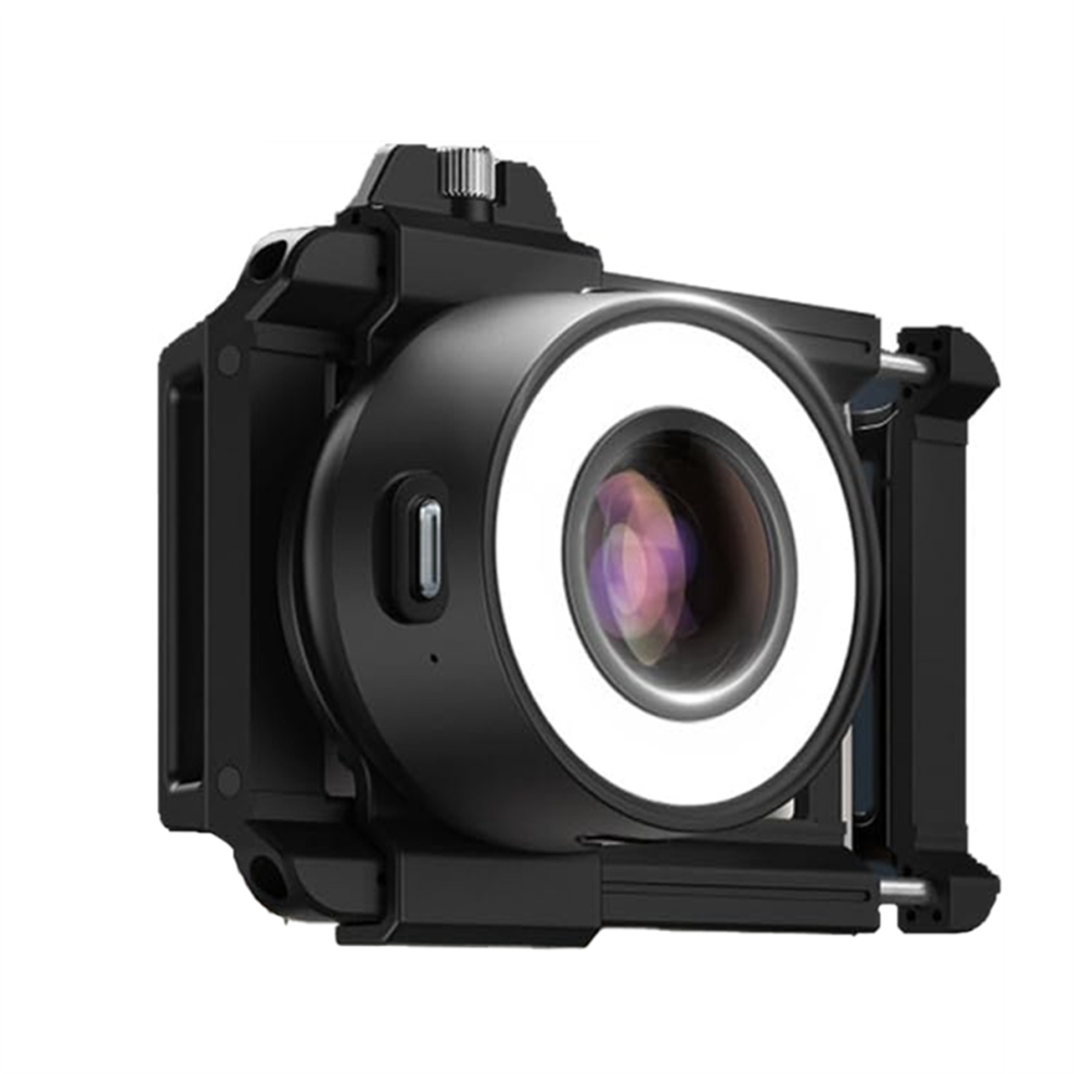 120X Zoom Macro Lens For Cell Phones With Selfie Light 4853286994763