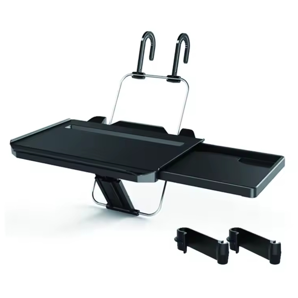2 In 1 Foldable Car Computer Rack With Drawer Shelf 4853286997214