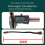 Cavo audio per amplificatore audio per auto da 30 cm, testa in rame puro A 4