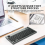 Wireless Mini Trackball Keyboard,78-Key,Bluetooth Keyboard 4