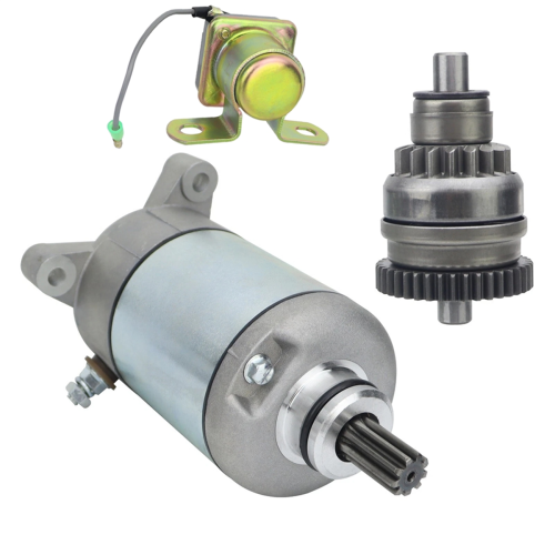 Motore con relè solenoide e kit di azionamento per 1