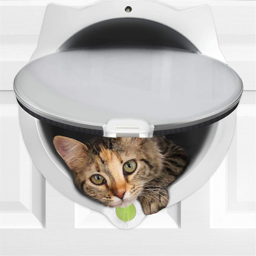 Cat Flap Door Magnetic 4 Locking Modes Interior Doors 1