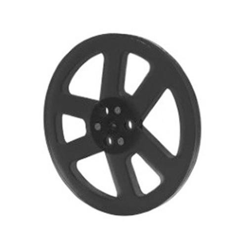 Mozzo per bobina di avvolgimento vuota da 1/4" e 7" nero