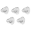 For Small Triangle Bonnets Reusable Microfiber Cleaning 5Pcs 1