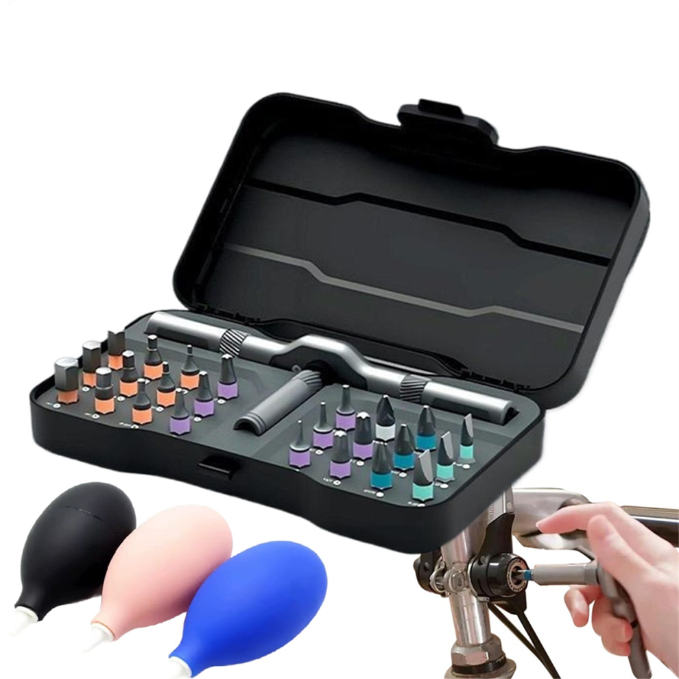 24-in-1 Multifunction Ratchet Screwdriver Set Multi Magnetic Bits-image-OPC-PJZ8BS8-NEW