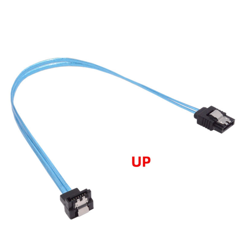 4pcs 90-Degree Right-Angle Bend SATA3.0 Data Cable 2