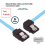 4pcs 90-Degree Right-Angle Bend SATA3.0 Data Cable 7