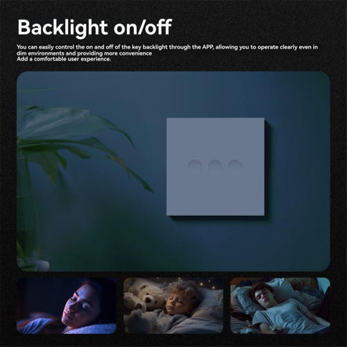 Tuya Matter Smart Switch 3 Gang Wall Touch Need Neutral 1