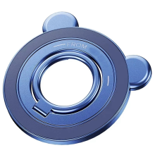 Supporto magnetico per telefono, supporto portatile per anello da dito, blu