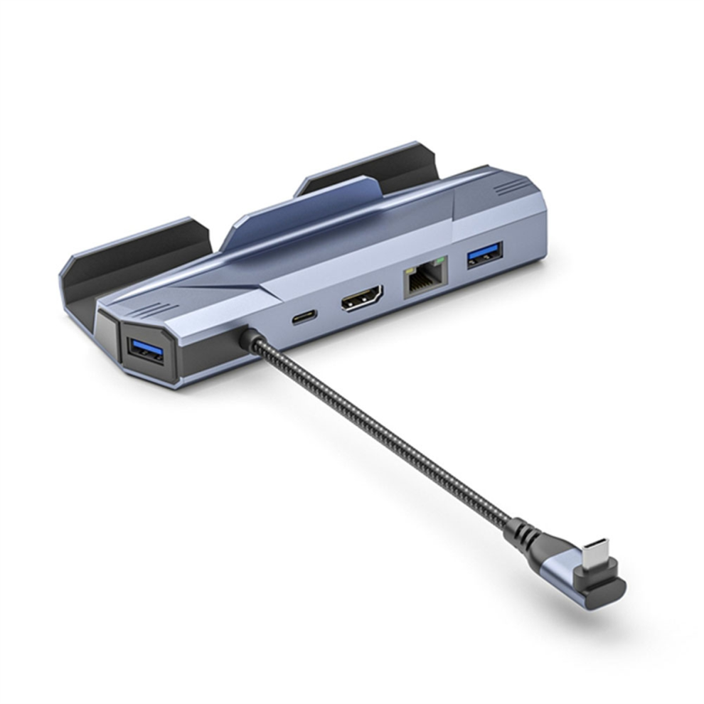 6 In 1 Usb C Hub Usb C Docking Station To -Compatible 4K60hz Rj45 4853286913023