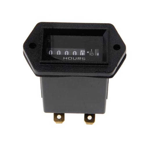 Professional Round Hour Meter for DC 12V-36V Engine Gauge Tester