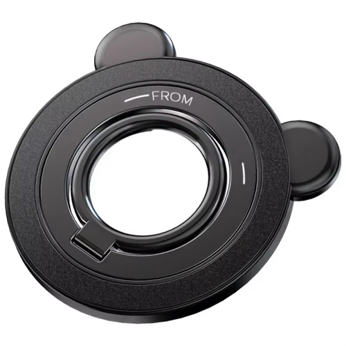 Supporto magnetico per telefono, supporto portatile per anello da dito, nero